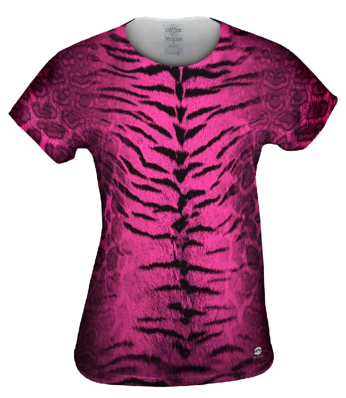  Confident Women's PowerTiger Leopard Skin Hot Pink