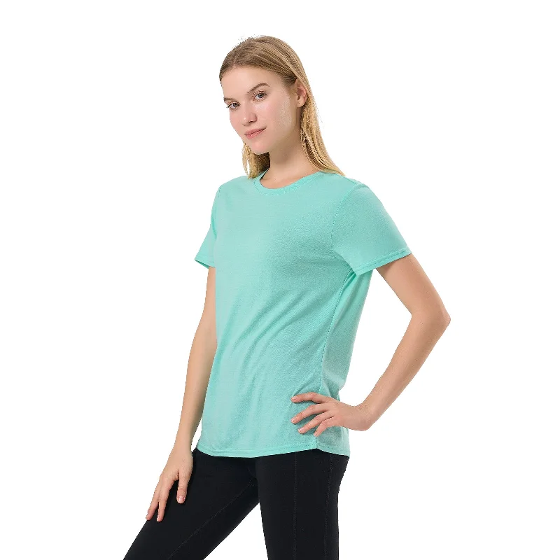  Classic Women's TweedWomen's Merino 200g Short Sleeve T-Shirt Green Tea