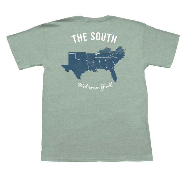  Earthy Women's Hemp - basedPeach State Pride Welcome Y'all T Shirt