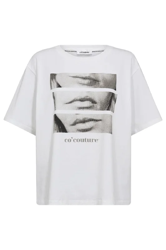  CashmereMultiCC Lips Oversize Tee | T-shirt fra Co'couture