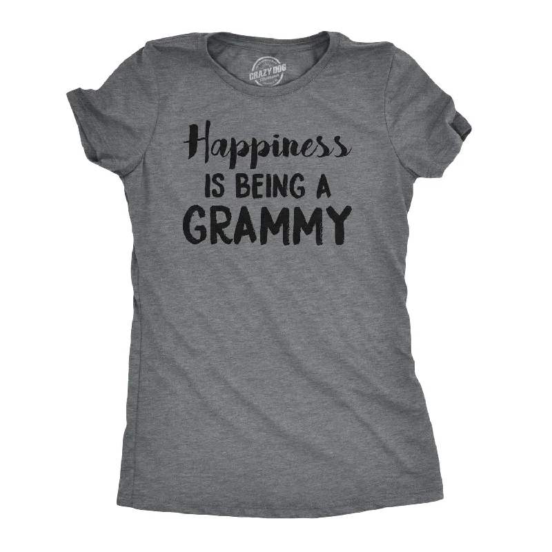  Elegant Women's Happiness Is Being A Grammy Women's T Shirt