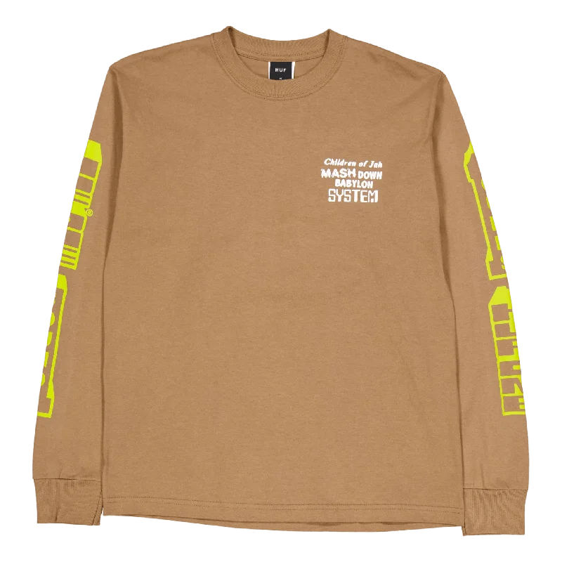  DiscoHuf One Sound L/s Tee Camel