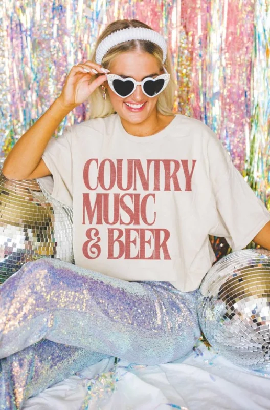  Dynamic Women's MotoCountry Music & Beer Tee