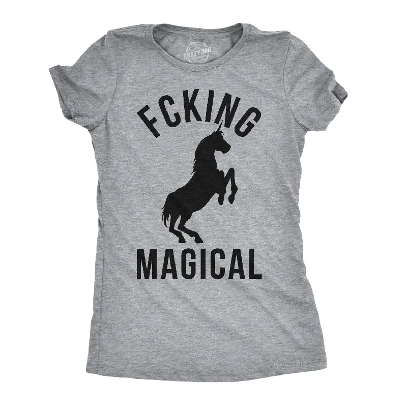  Tough Women's Military - inspiredFcking Magical Women's T Shirt