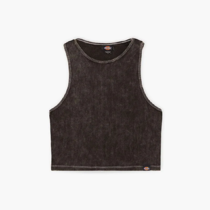  Hip Women's UrbanNewington Vest W Dble Dye/acid Wash Black