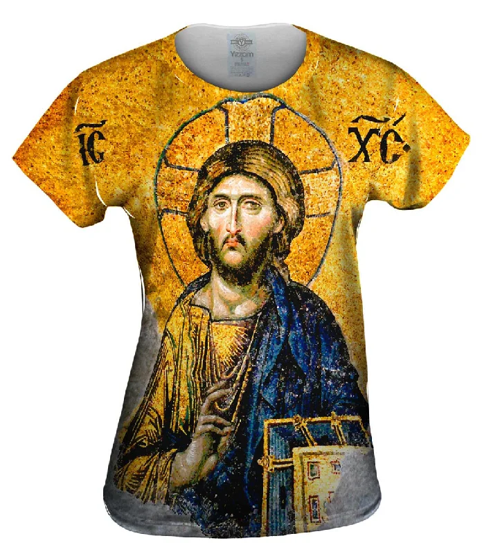  Sophisticated Women's "Christian Orthodox Jesus Gold Hagia Sophia"