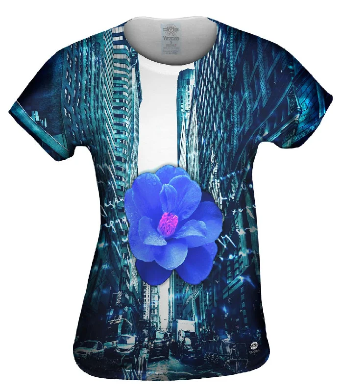  Hip Women's UrbanCity Blue Flower Script