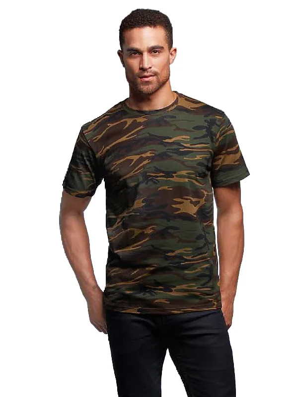  Minimalist Women's CasualAnvil Camouflage T-Shirt