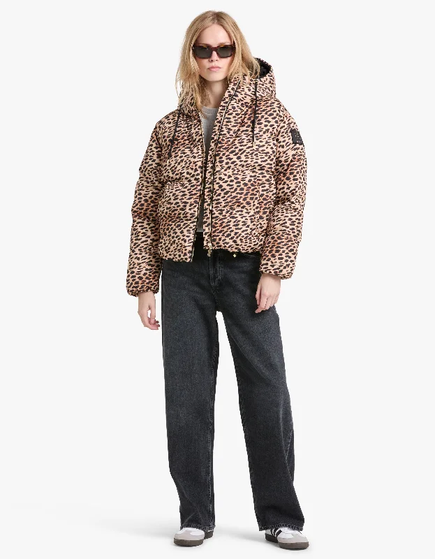  Elegant Women's Formal All Around Jacket - Cheetah Print