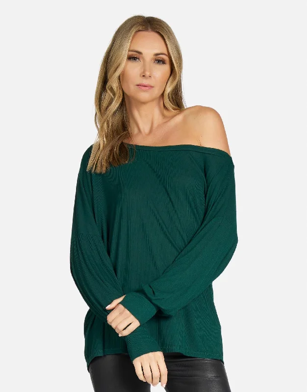  Youthful Women's PopKristopher Tee Emerald