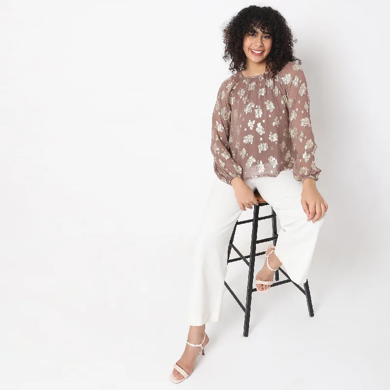  DiscoRegular Fit Embellished Top