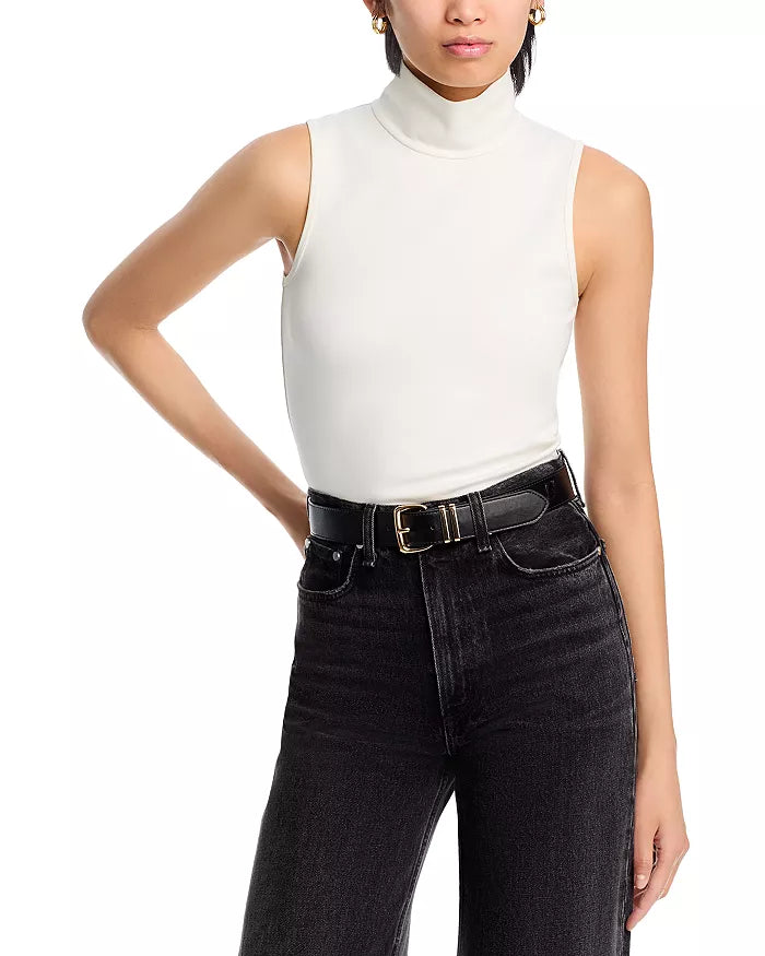  Sleek Women's MetallicRAG & BONE IRINA PONTE TURTLENECK TANK