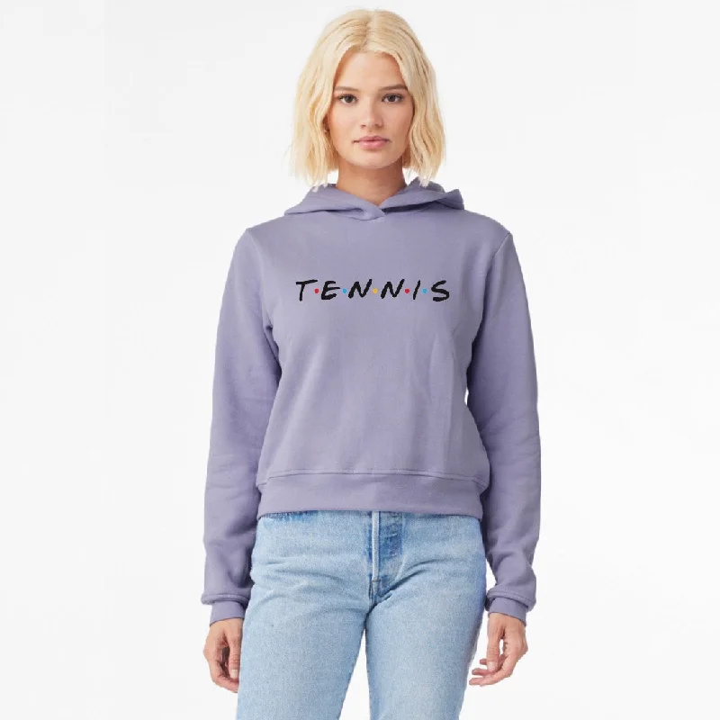  Modern Women's T.E.N.N.I.S Hooded Pullover