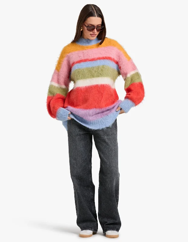  Earthy Women's Sporty Sweater - Multi