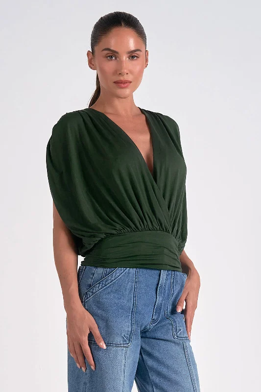  Bohemian Women's FreeSLEEVELESS DRAPE TOP