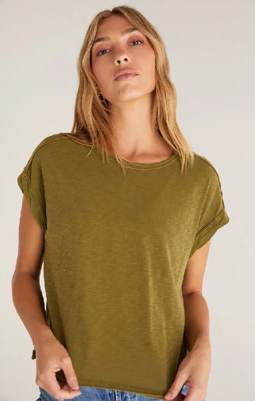  Cozy Women's WinterMarket Cuffed Tee