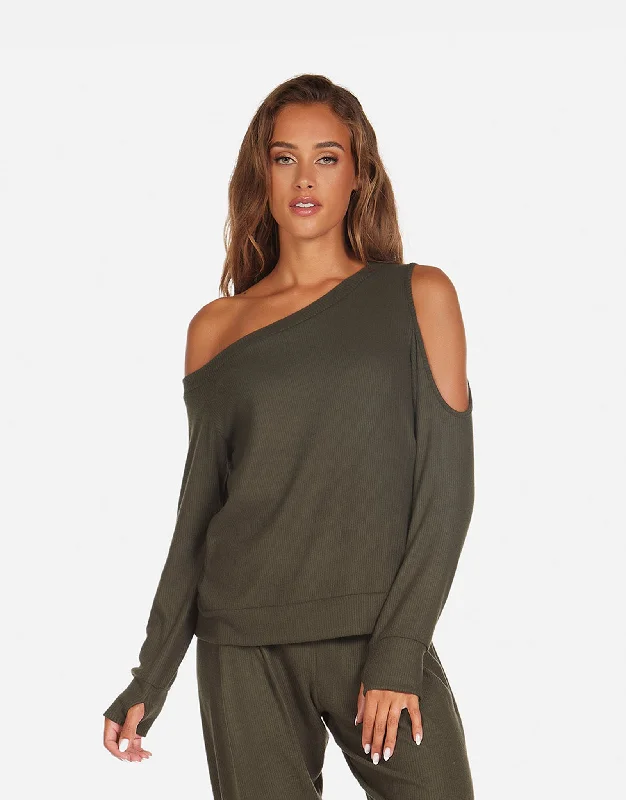  StreetLink Cold Shoulder Top