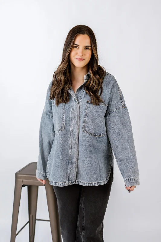  Casual Women's Japanese Remi Button Down Shirt | Denim