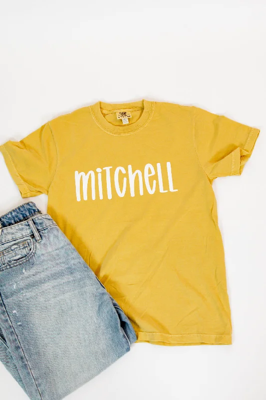  Refined Women's Classic Mitchell Tee | Yellow