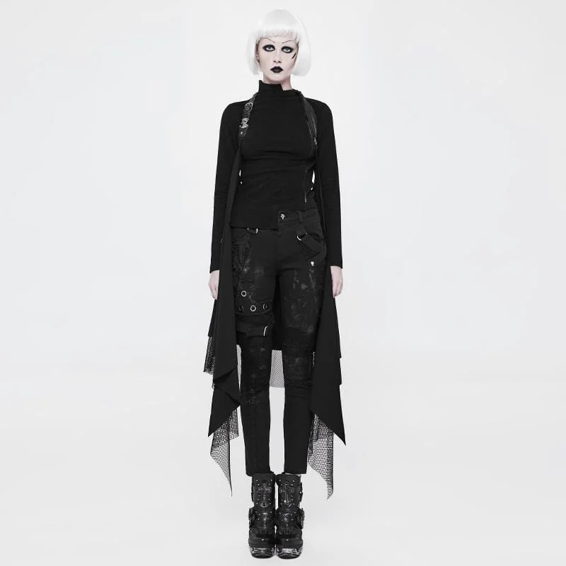  Stylish Women's NeonWomen's Long Layered Punk Shrug