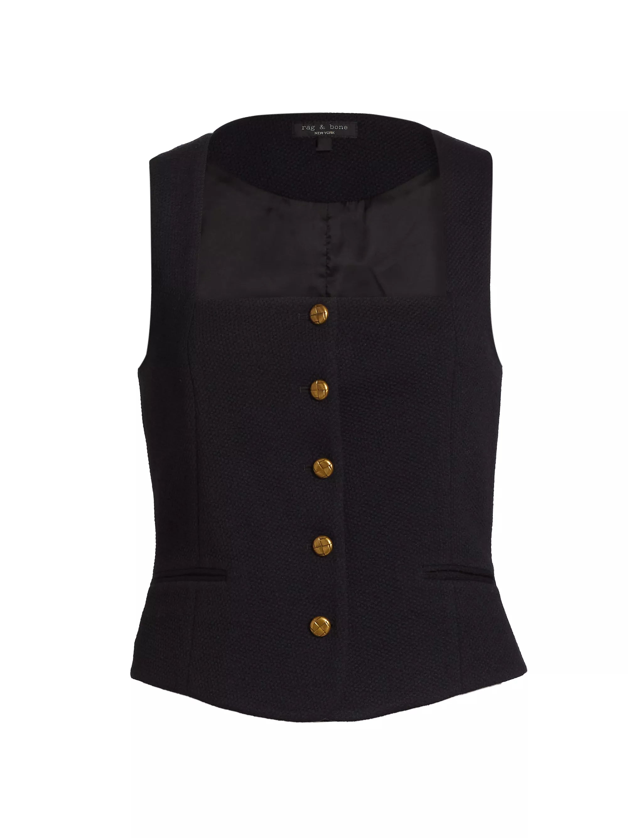  Polished Women's SilkRAG & BONE MARIANA TEXTURED VEST