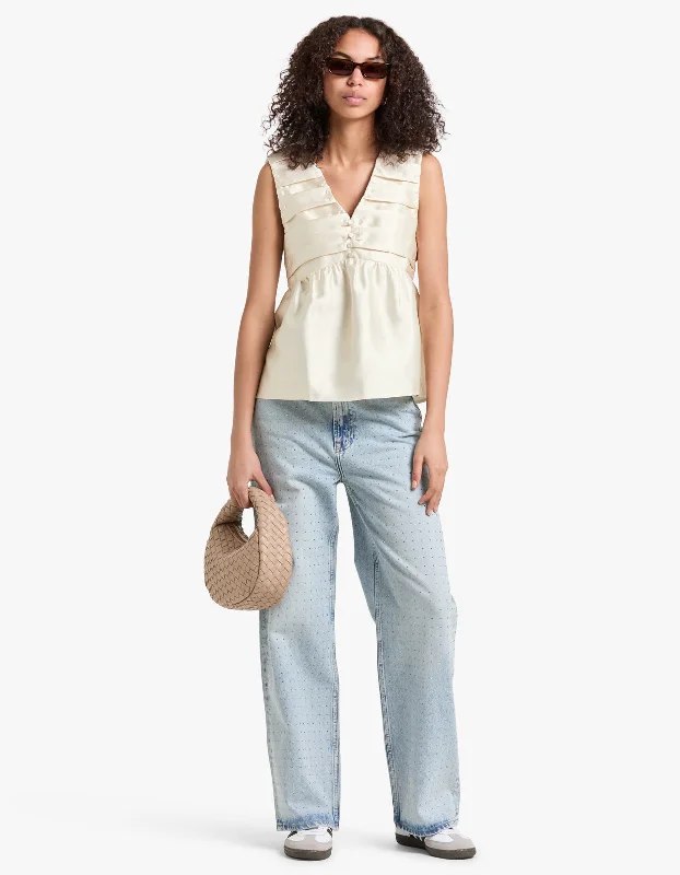  Modern Women's Seline Top - Ivory