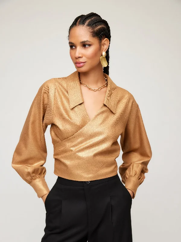  British Gentlewoman StyleSloane Wrap Shirt