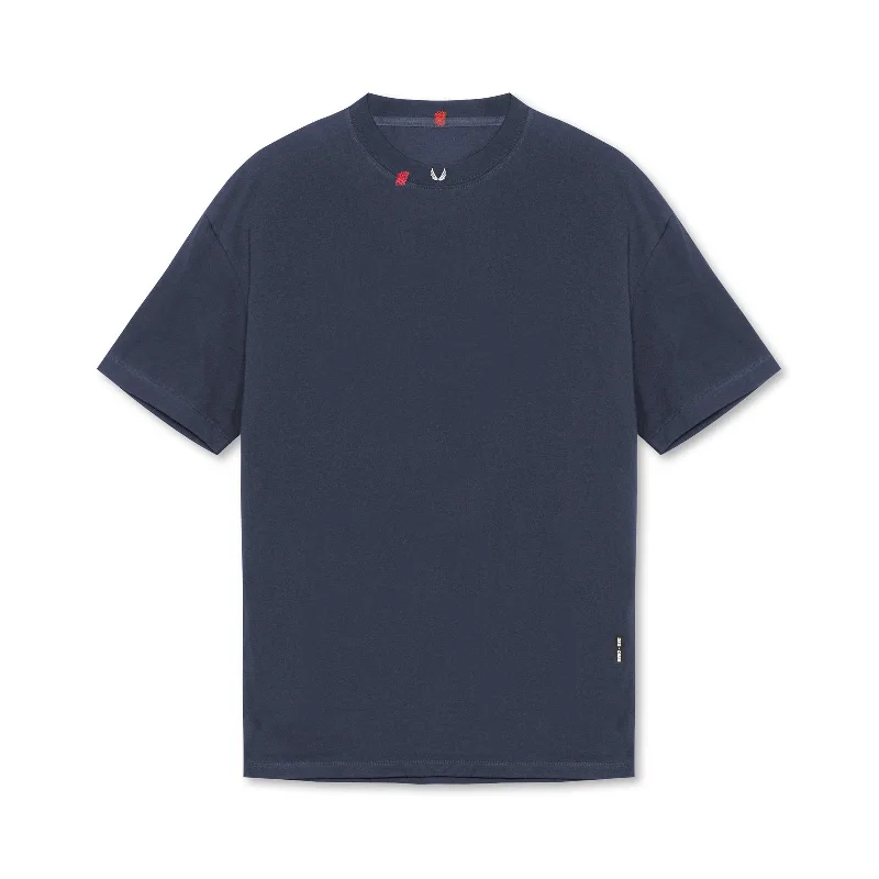 0669. Technical Essentials Relaxed Tee - Navy