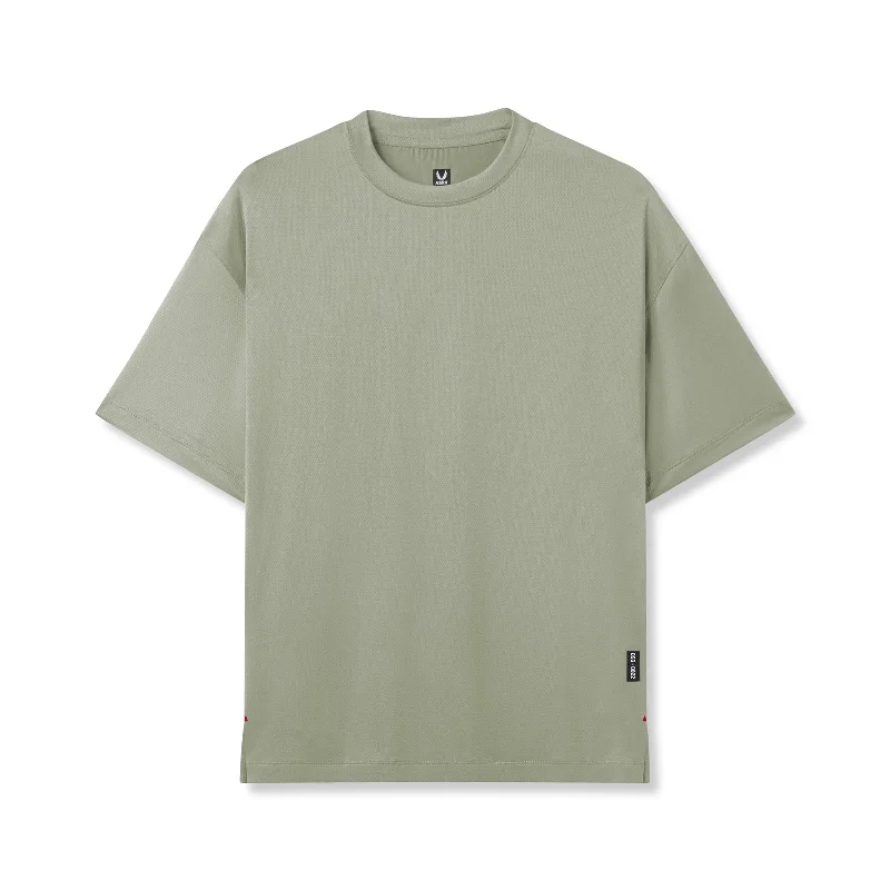 0822. AeroSilver® Oversized Tee - Sage