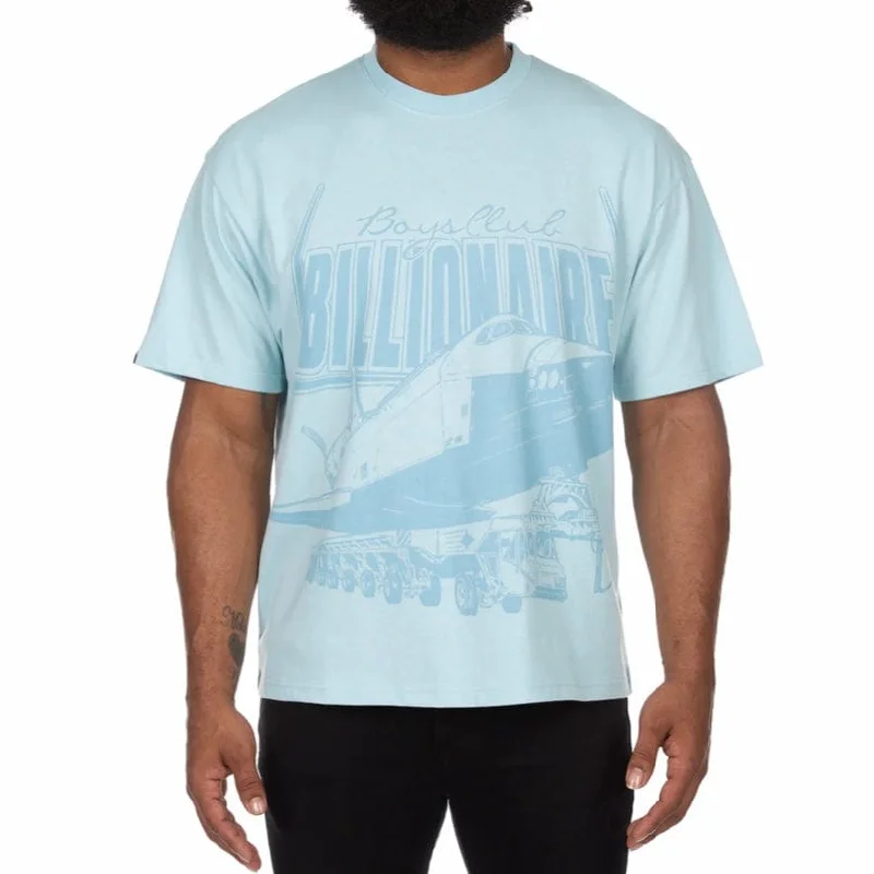 Billionaire Boys Club BB Crawler SS Knit Cropped Fit (Crystal Blue) 841-2300