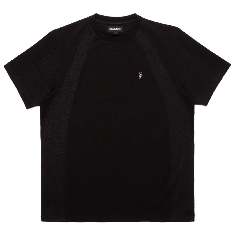 M346 Beruni Jacquard Tee - Black