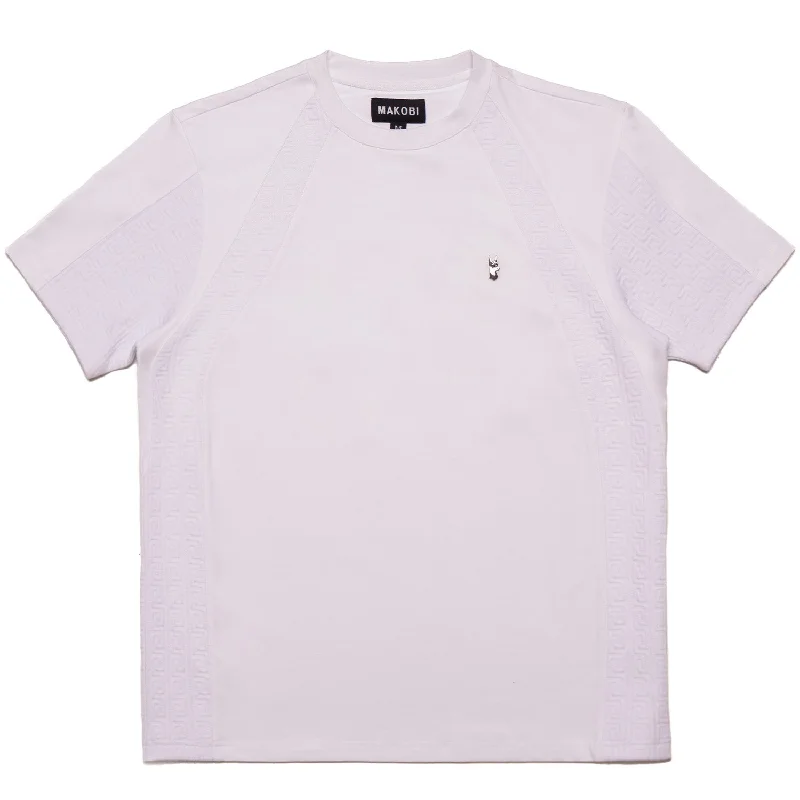 M346 Beruni Jacquard Tee - White