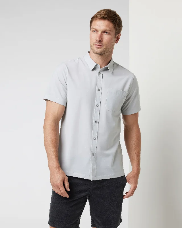 Short Sleeve Bridge Button Down Vapor Dot