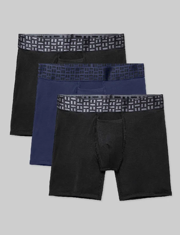 Apollo Mid-Length Boxer Brief 6" (3-Pack)