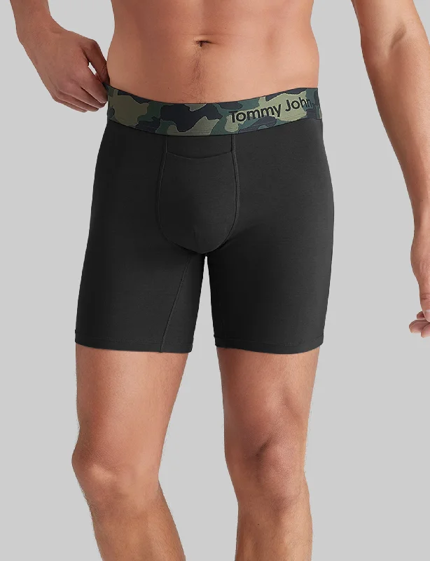 Cool Cotton Mid-Length Boxer Brief 6"