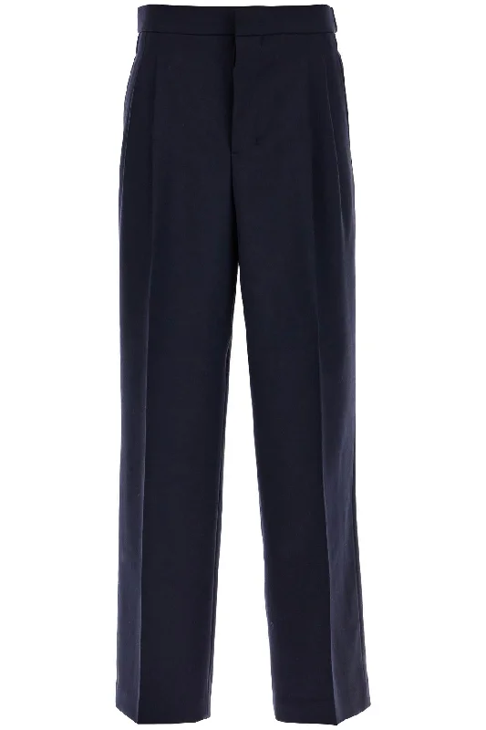 AMI ALEXANDRE MATIUSSI large fit wool gabardine trousers