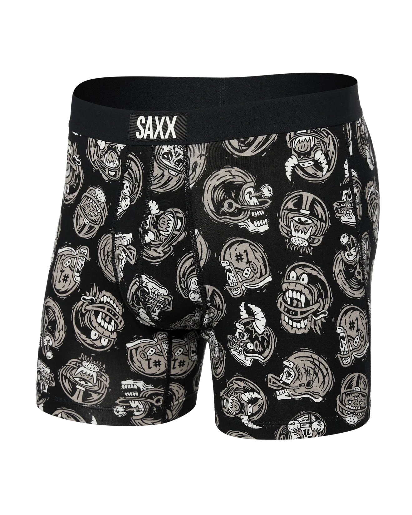 SAXX Vibe Super Soft Boxer Brief - Brain Bucket - Black - SXBM35 - BUC