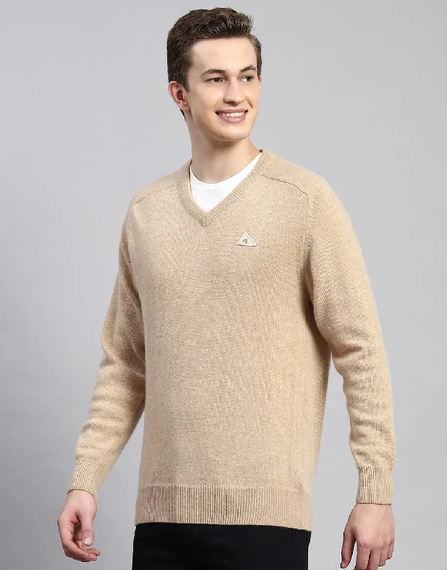 Men Beige Solid V Neck Full Sleeve Pullover Vintage Men's 1970S Disco Vintage Men's 1970S Disco Men Beige Solid V Neck Full Sleeve Pullover Vintage Men's 1970S Disco Vintage Men's 1970S Disco