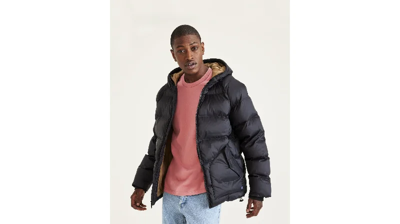 Recycled Nylon Puffer Parka